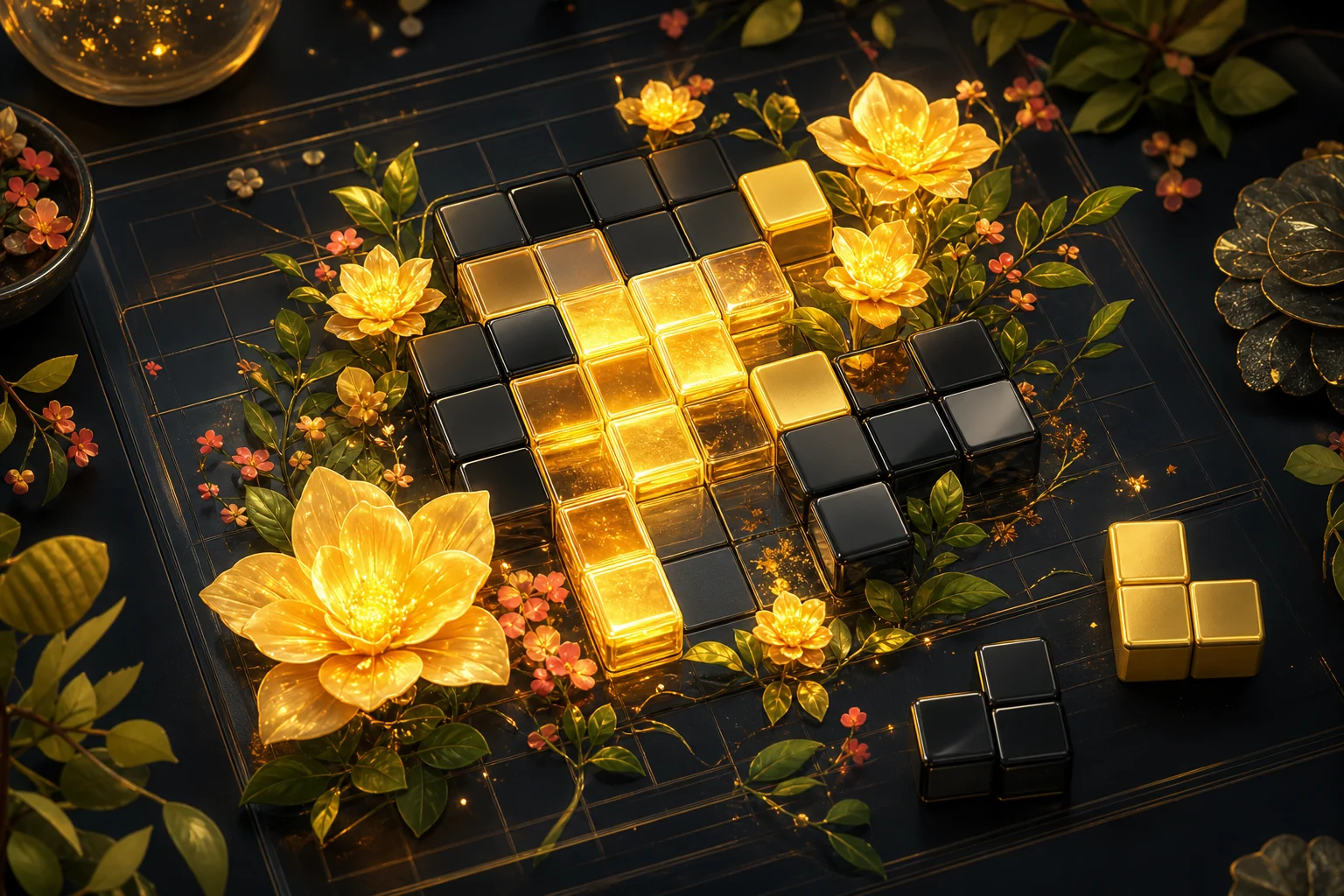Block Bloom feature artwork
