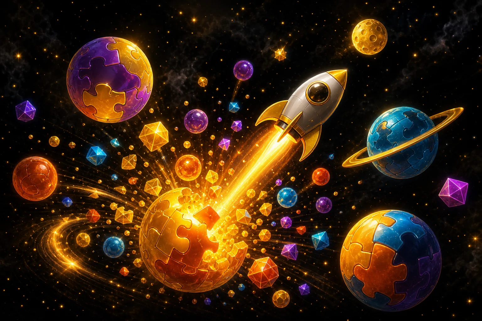 A colorful NBTech game world